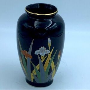 Black Otagiri Japan Vase